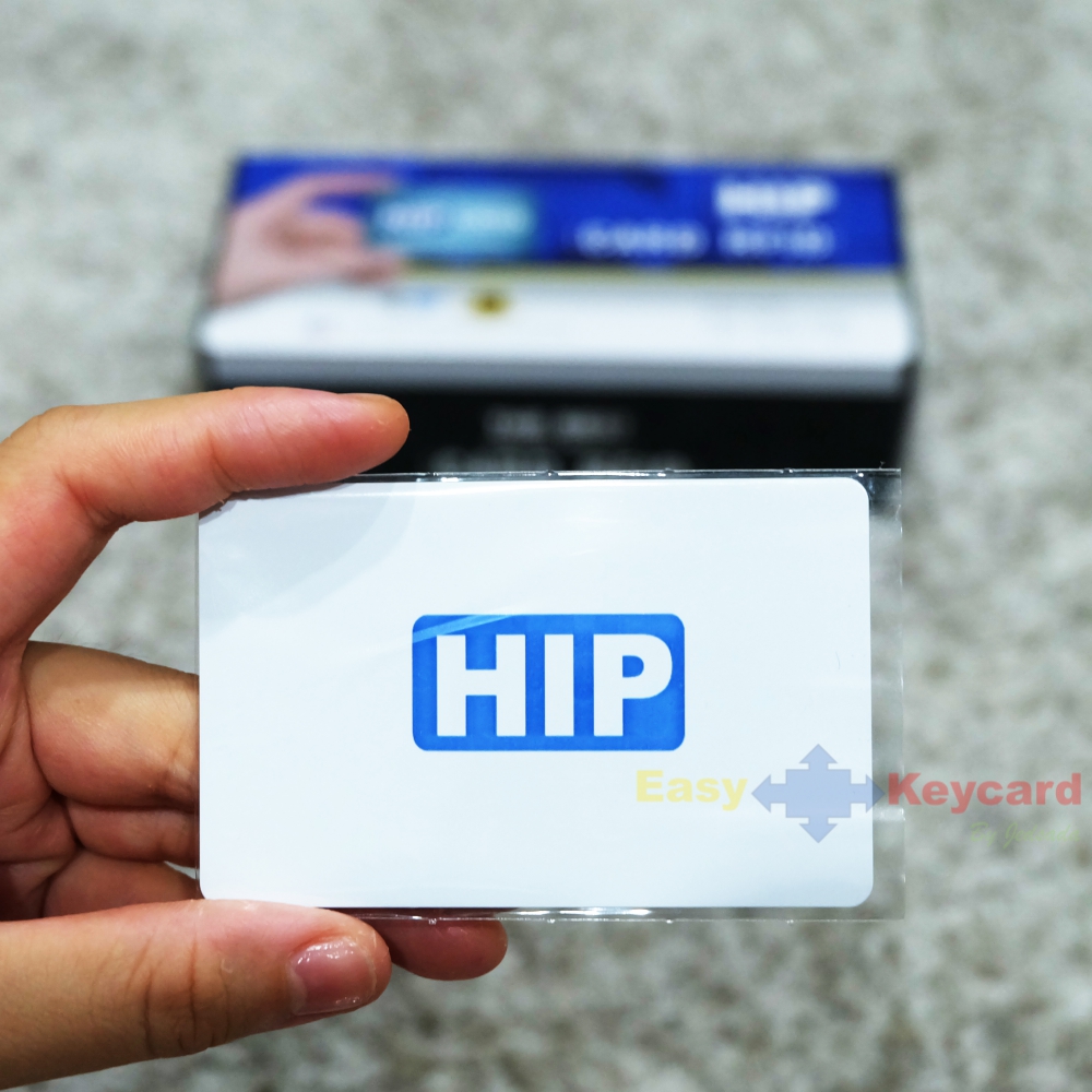 บัตรคีย์การ์ด Proximity 125Khz. (เเบบบาง) ยี่ห้อ HIP