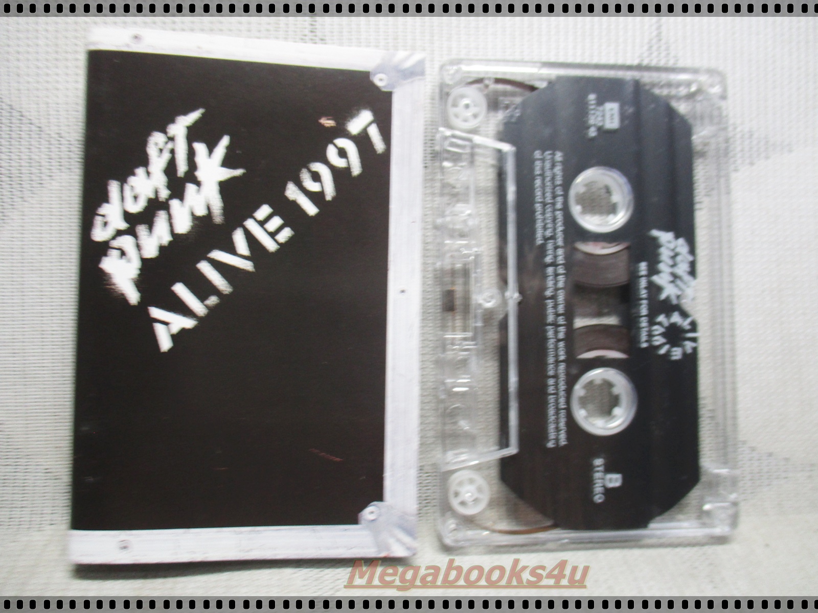 ขายเทปเพลงสากลเก่า DUFT PUNK ALIVE 1997