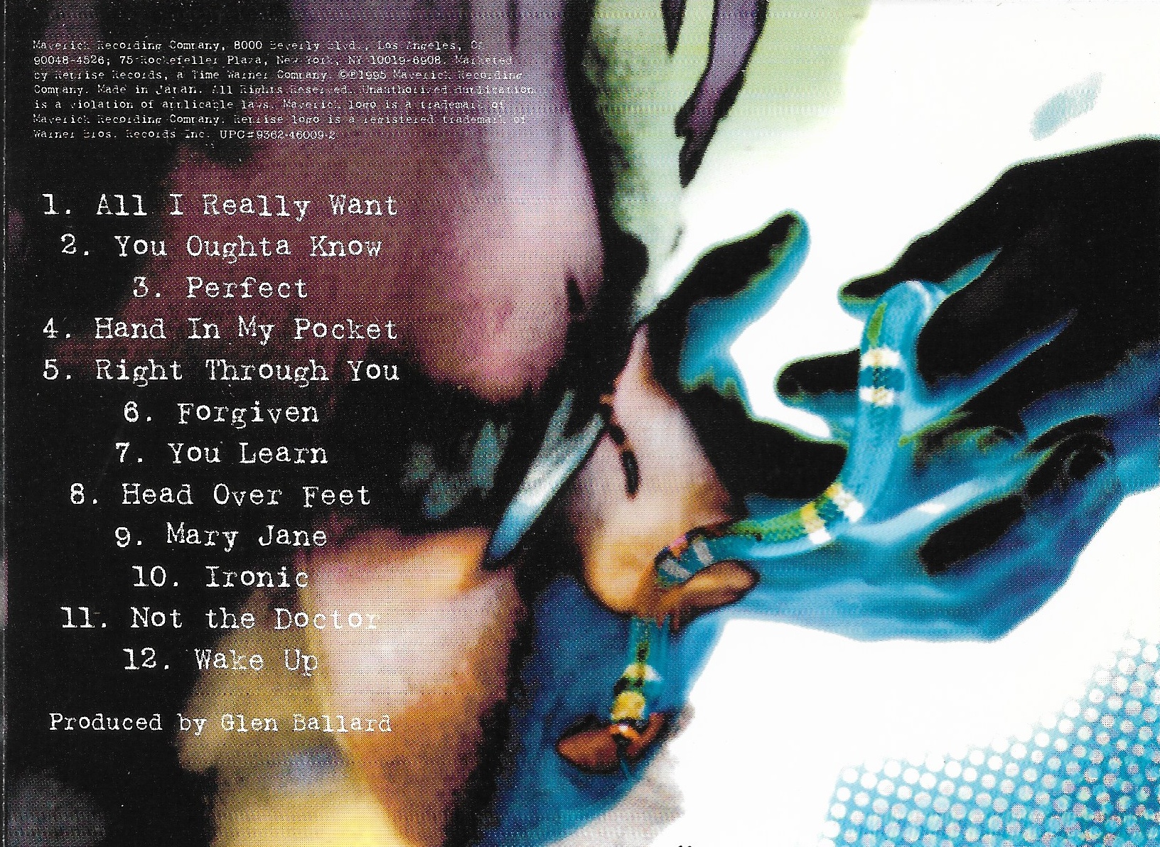 Used CD,Alanis Morissette - Jagged Little Pill (A+)(1995)(Japan)