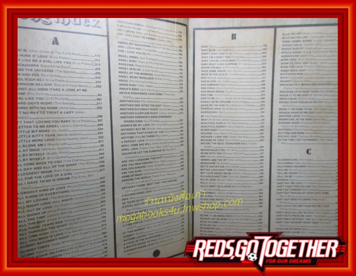 หนังสือเพลงพร้อมคอร์ดกีต้าร์ LET IT BE ME SONG BOOK / ENCYCLOPEDIA EDITION