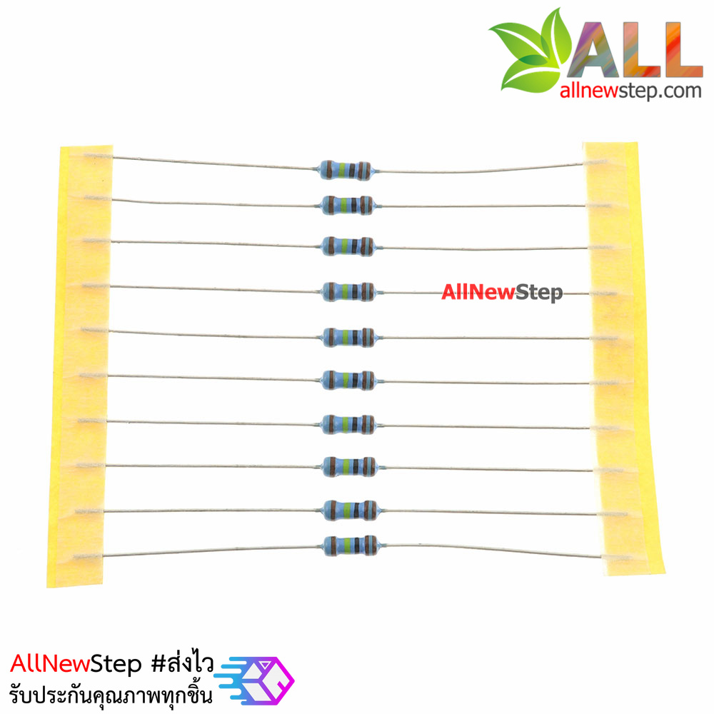 ตัวต้านทาน 1.4 K 1/4W Metal film 1.4k 1% จำนวน 10 ชิ้น