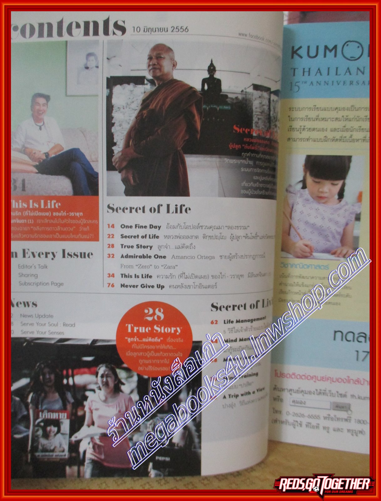 นิตยสารซีเคร็ต นิตยสารSECRET ฉบับที่119 ปี2556 ปก หลวงพ่ออลงกต