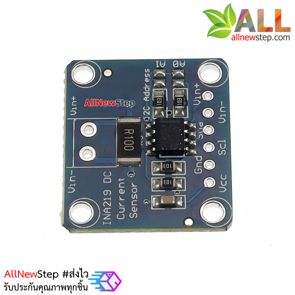 INA219 High Side DC Current Sensor Breakout 26V 3.2A Max โมดูลวัดกระแสไฟฟ้าแบบ I2C