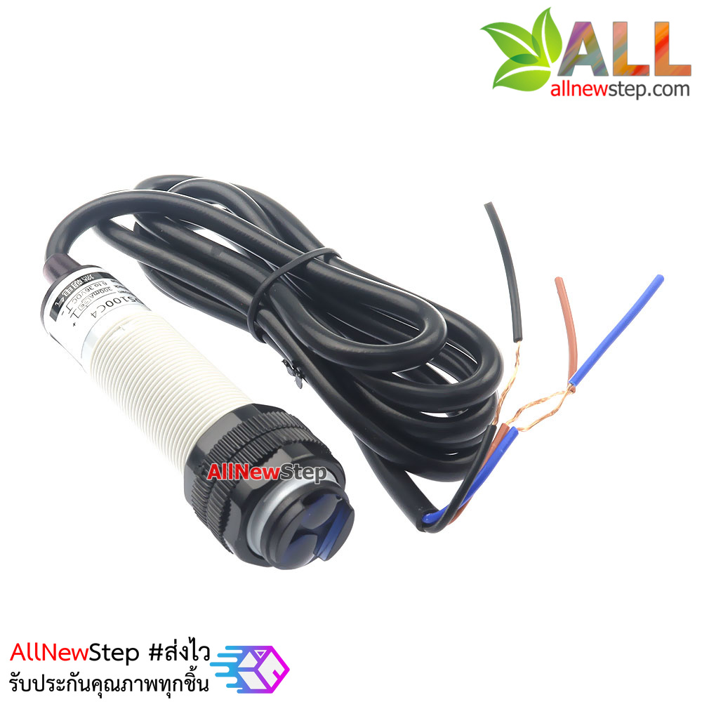 E3F-DS100C4 เซ็นเซอร์ตรวจจับวัตถุ 1 meter adjustable photoelectric switch E3F-DS100C4 NPN normally open 6-36V