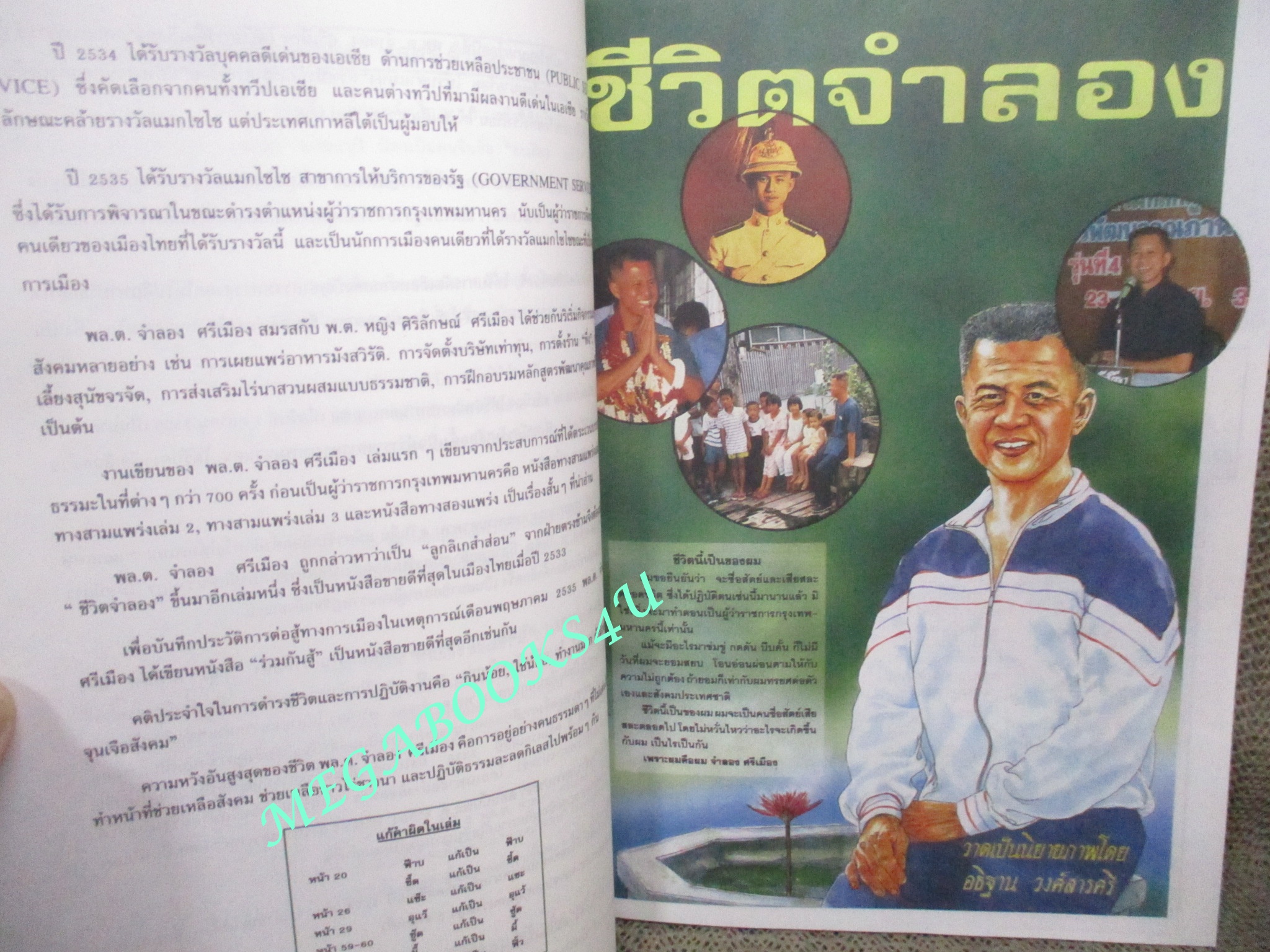 นิยายภาพ ชีวิตจำลอง (พล.ต.จำลอง ศรีเมือง)