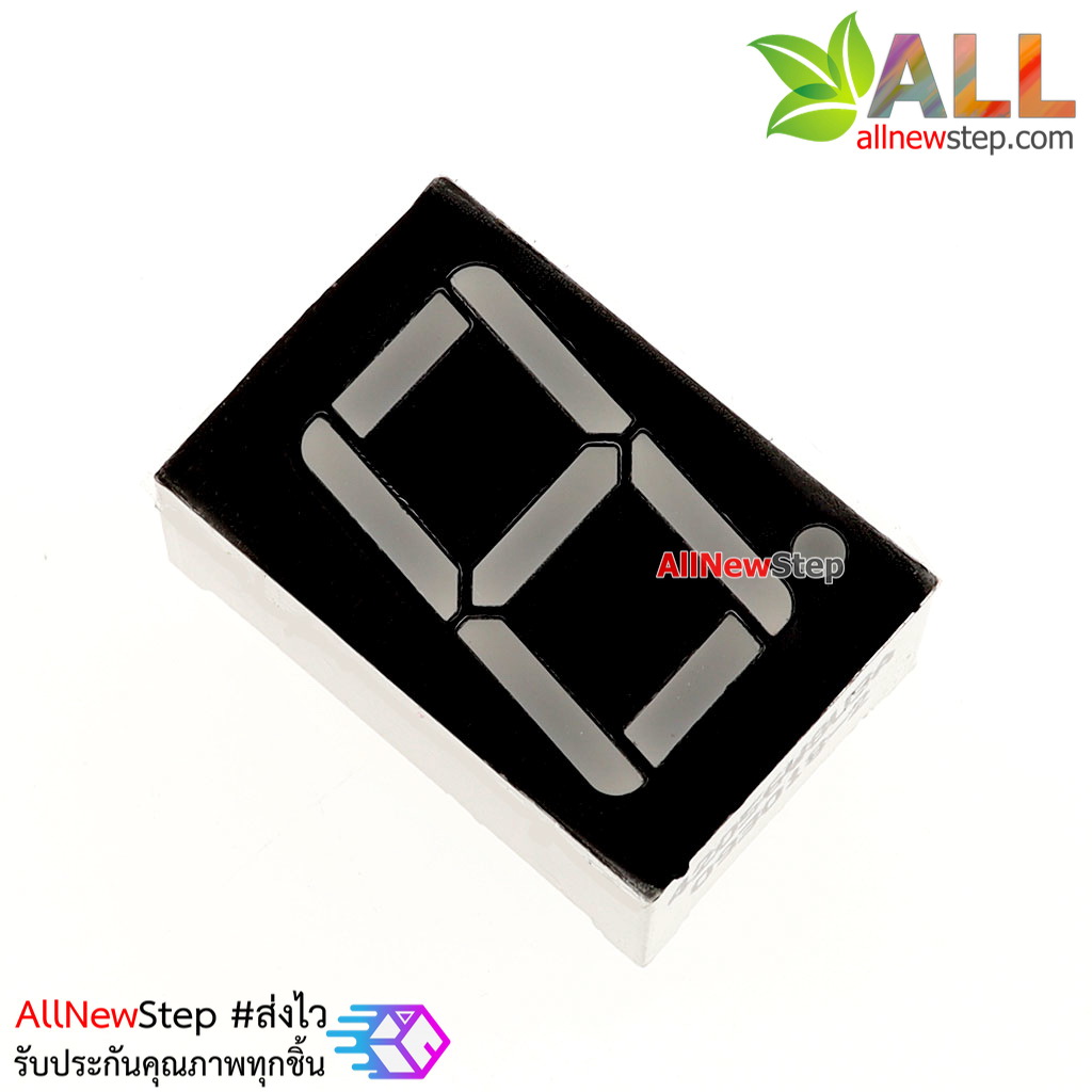 7 Segment 0.56 นิ้ว ไฟ 7 segment 0.56 1 หลัก สีแดง แบบขั้วลบร่วม 5161AS