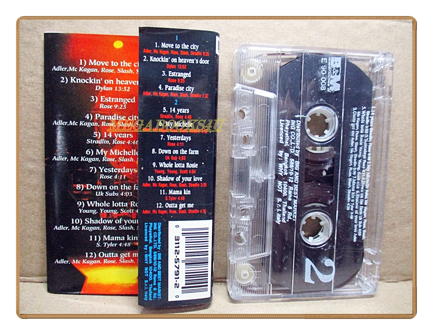 เทปเพลงสากล GUNS N' ROSES LIVE IN JAPAN 3