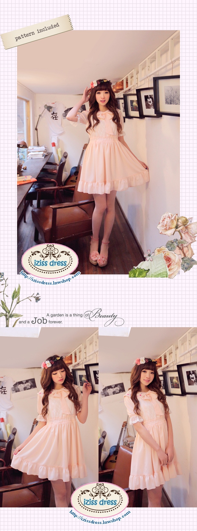 **พร้อมส่ง** เดรสสีส้มอ่อนแบรนด์แท้ Luis collection ปกปักลายดอกไม้ แขนตุ๊กตาตกแต่งริมด้วยผ้าลูกไม้ เนื้อผ้าดีมากก จัดเลยค่ะ