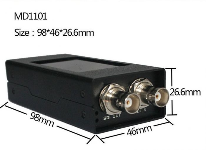 DeviceWell MD1101 SDI to HDMI Converter+LCD+Speaker