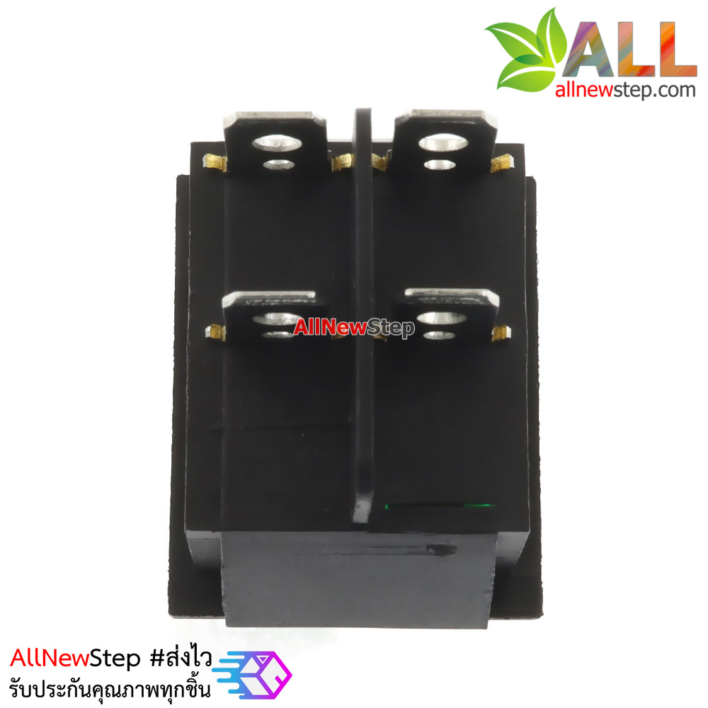 สวิตช์เปิดปิด KCD4 250VAC 15A High current switch 15A 250VAC สีเขียว