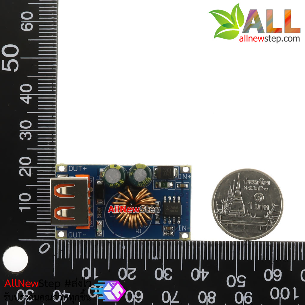 โมดูล USB DC 12V-24V to 5V QC3.0/QC2.0 fast charger module