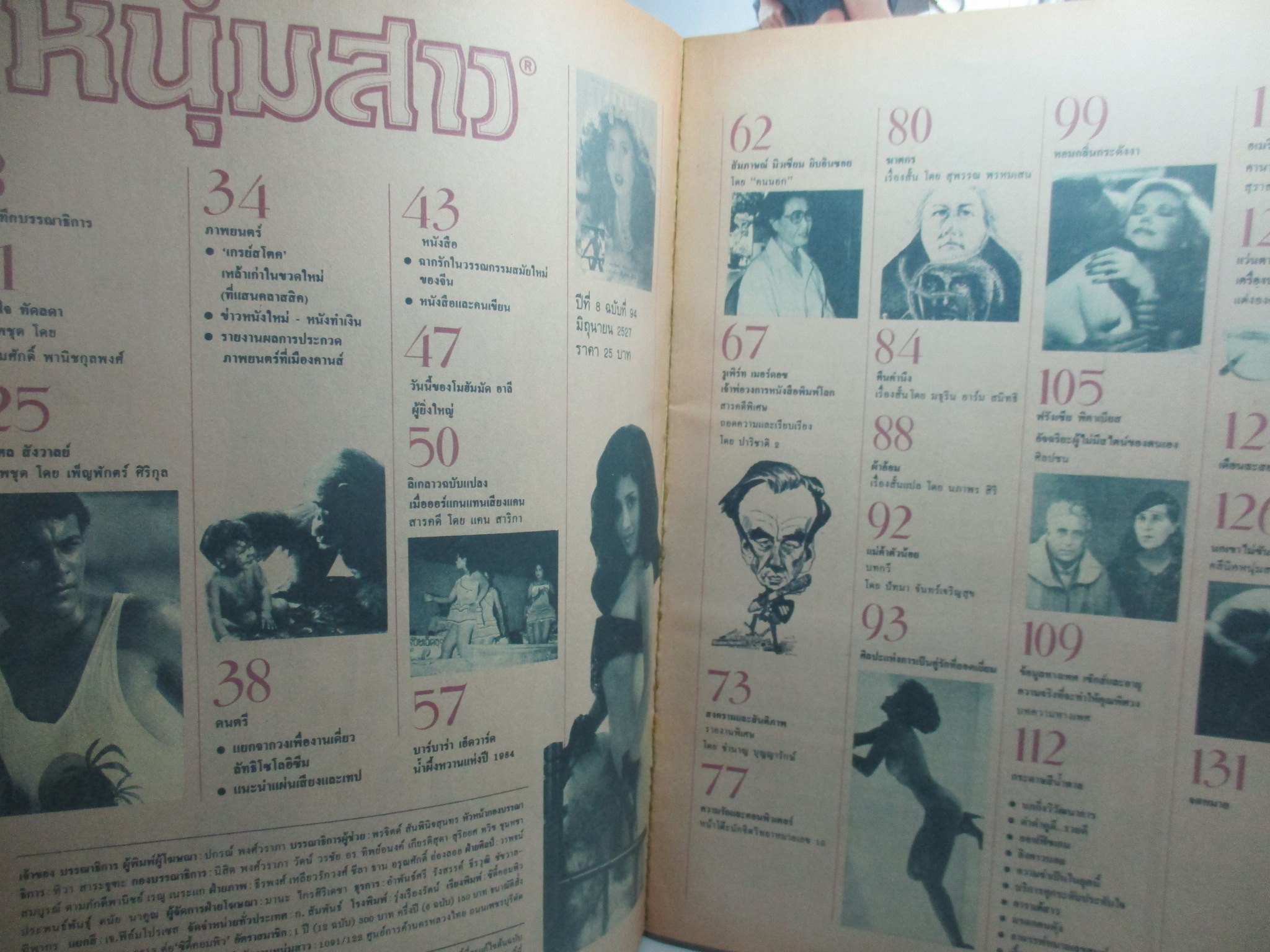 นิตยสารหนุ่มสาว ฉบับ094 มิถุนายน ปี2527 อ่านสัมภาษณ์ มิวเซียม ยิบอินซอย