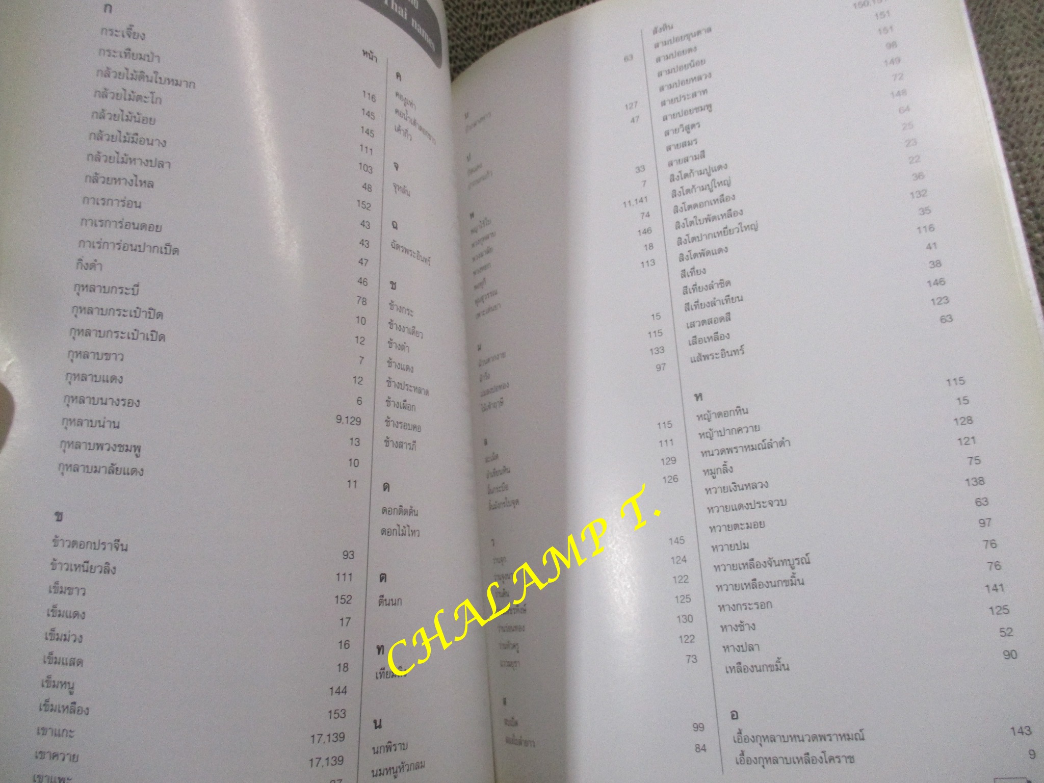 คู่มือจำแนกกล้วยไม้ไทย โดย ฝ่ายนำพืชและอนุรักษ์พืชป่า กองควบคุมพืชและวัสดุการเกษตร กระทรวงเกษตรและสหกรณ์