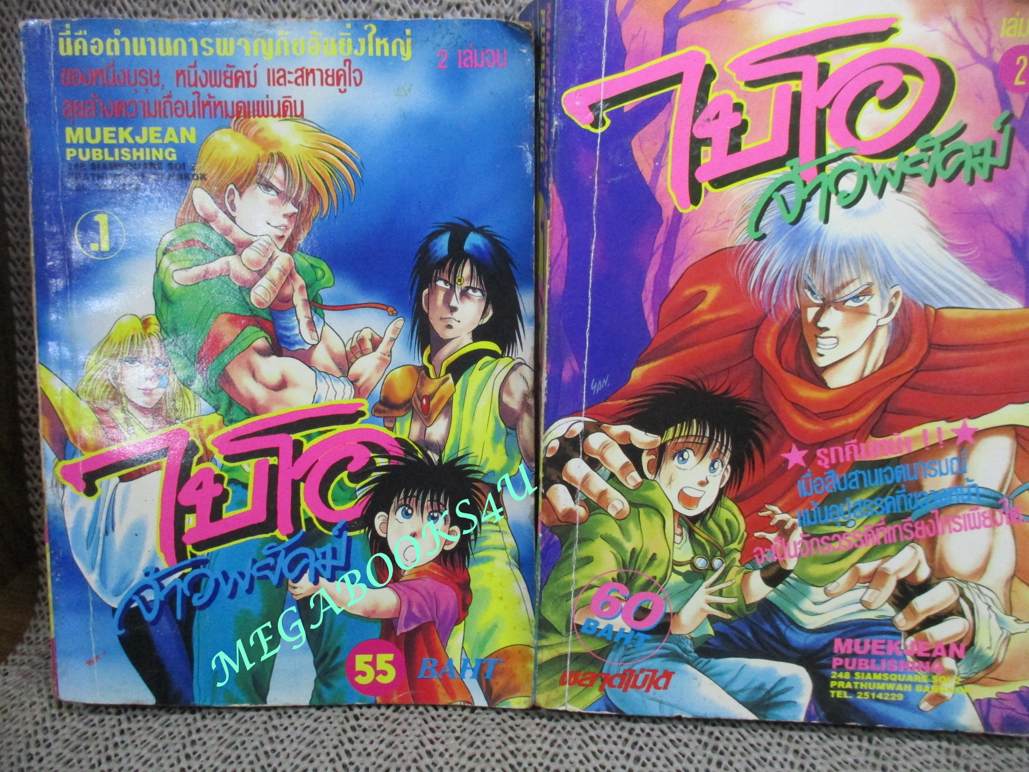 การ์ตูนบ้าน ไบโอจ้าวพยัคฆ์ 2เล่มจบครบชุด สนพ.หมึกจีน สภาพดี (เช่า สวย ไม่มีประทับตรา)