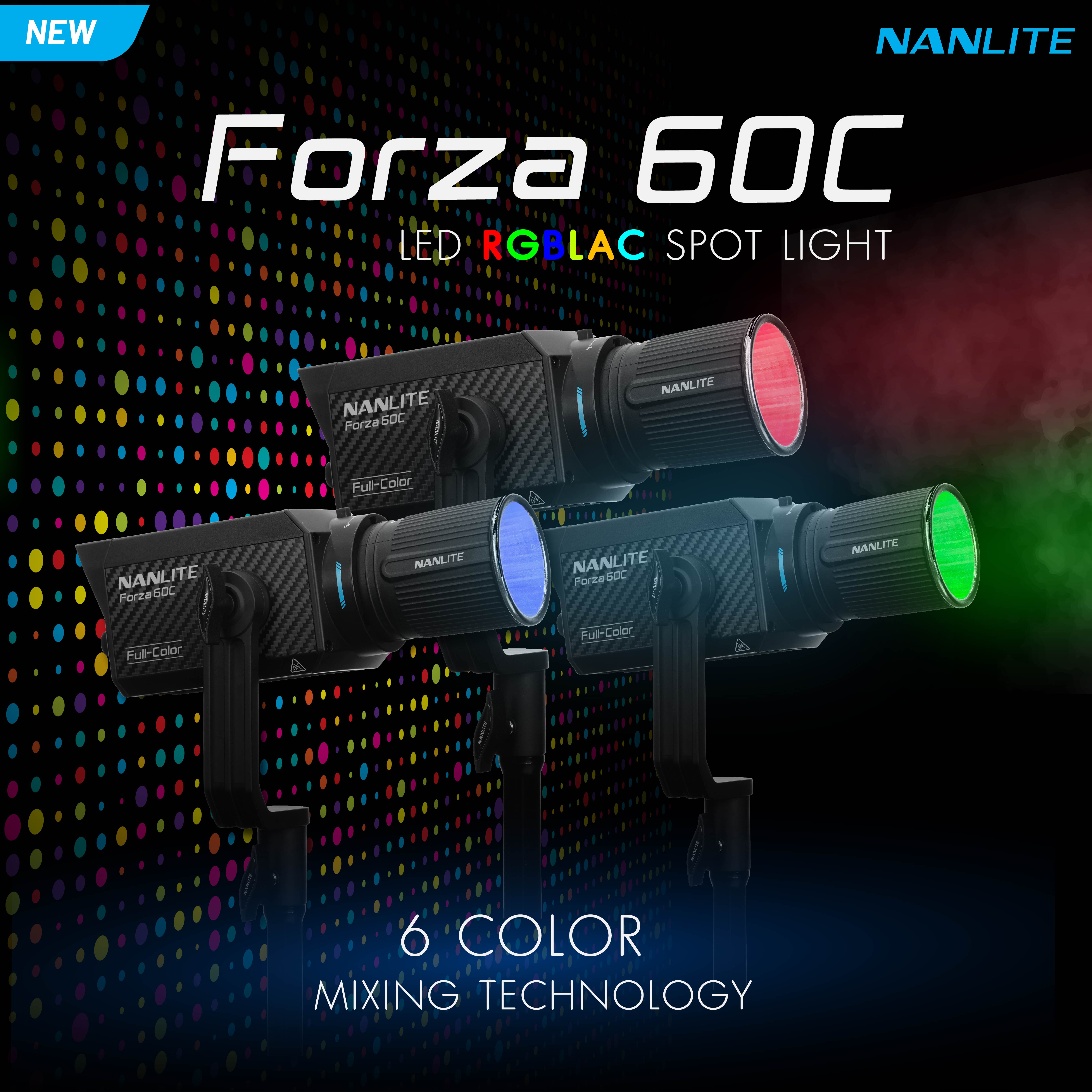 NANLITE Forza 60C LED RGBLAC Spot Light