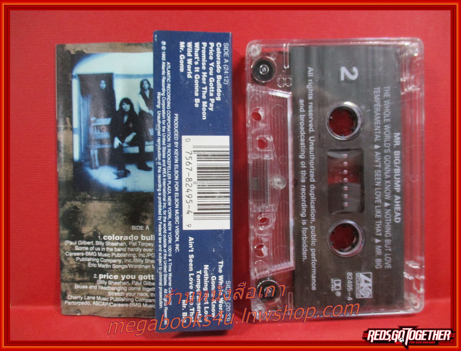 เทปเพลงสากล MR.BIG อัลบั้ม BUMP AHEAD