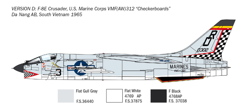1/72 F-8E Crusader