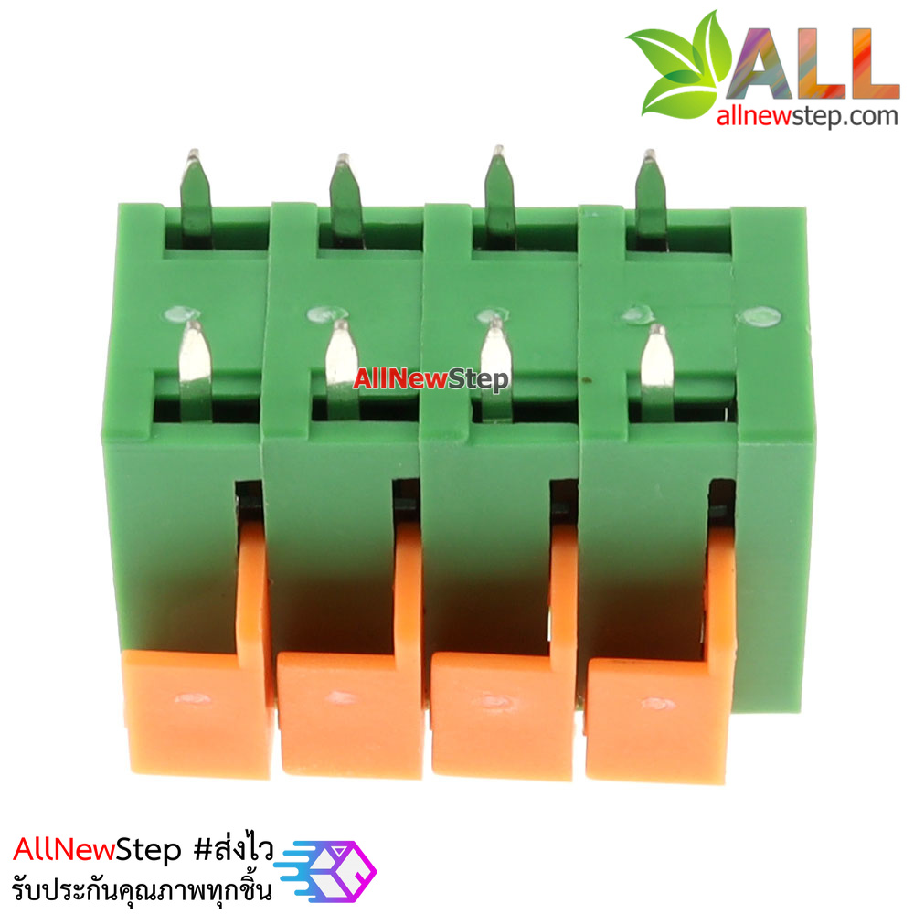 Terminal KF142V KF142R 5.08mm screw-free spring type PCB 4p แบบ 4 ขานอน