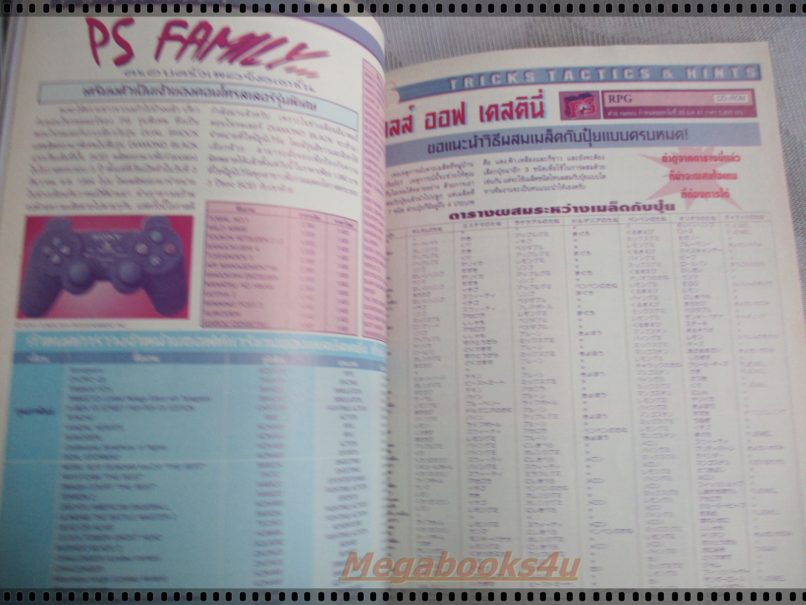 นิตยสารเกมส์MEGA ปี1998 ฉบับที่11 สภาพดี