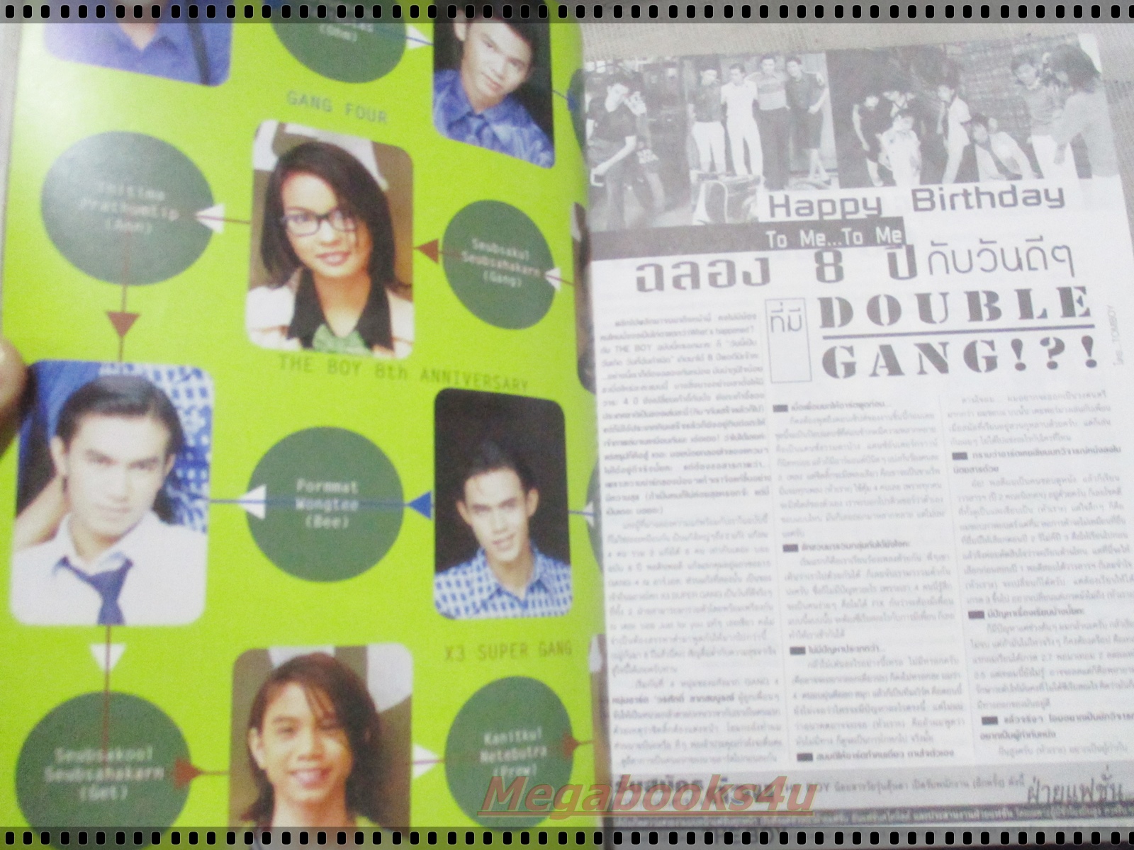 นิตยสารTHE BOY ฉบับที่124 ปี2540 ปก X3 SUPER GANG