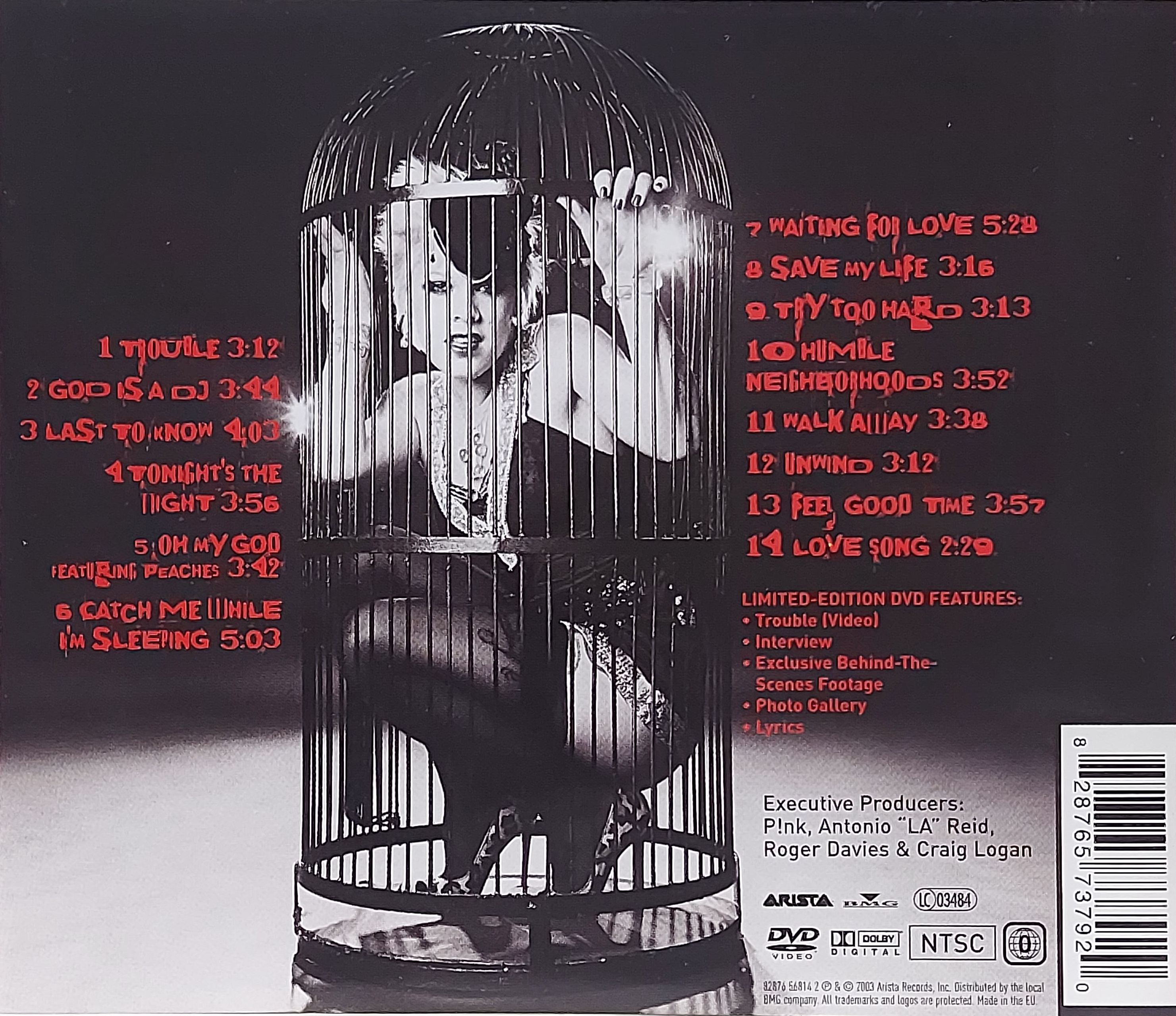 Used CD+DVD,Pink - Try This (P!nk) (C)(2003)(Japan)