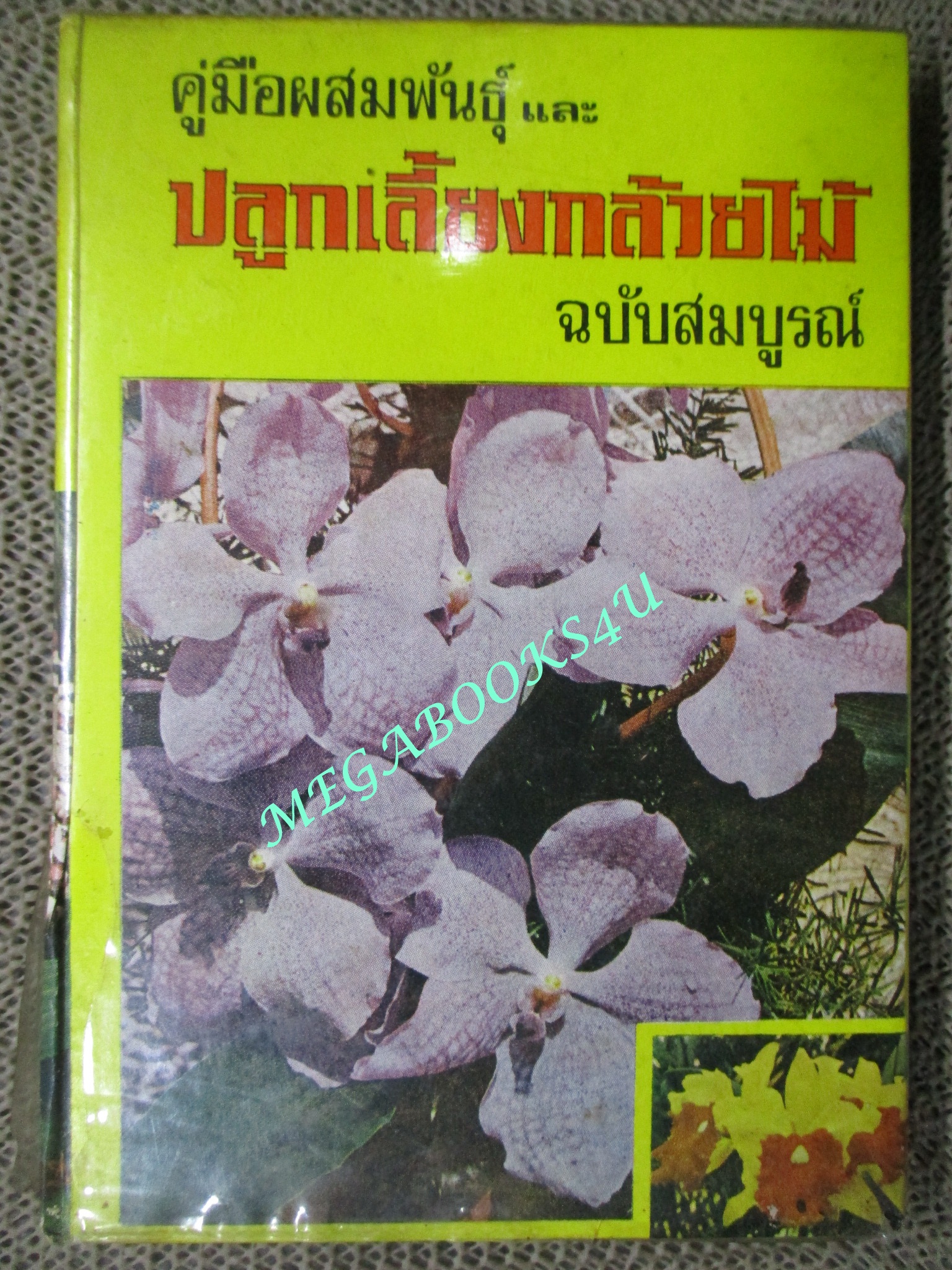 คู่มือผสมพันธุ และปลูกเลี้ยงกล้วยไม้ ฉบับสมบูรณ์ โดย ระพีภัทร เล่มเดียวจบ (หนังสือบ้าน มือสอง) (สภาพ85-95%)