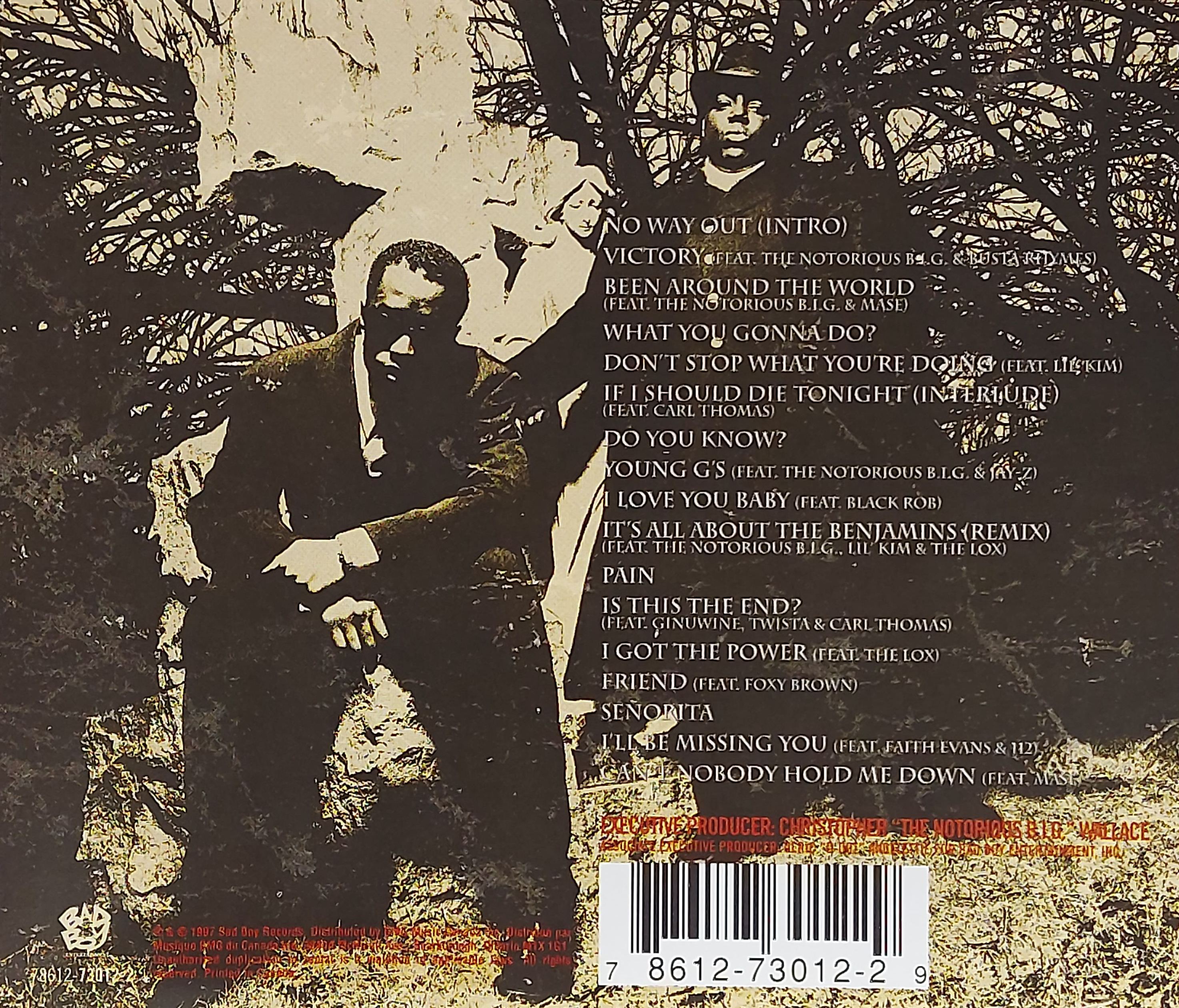 Used CD,Puff Daddy & The Family - No Way Out (A+)(1997)(Canada)