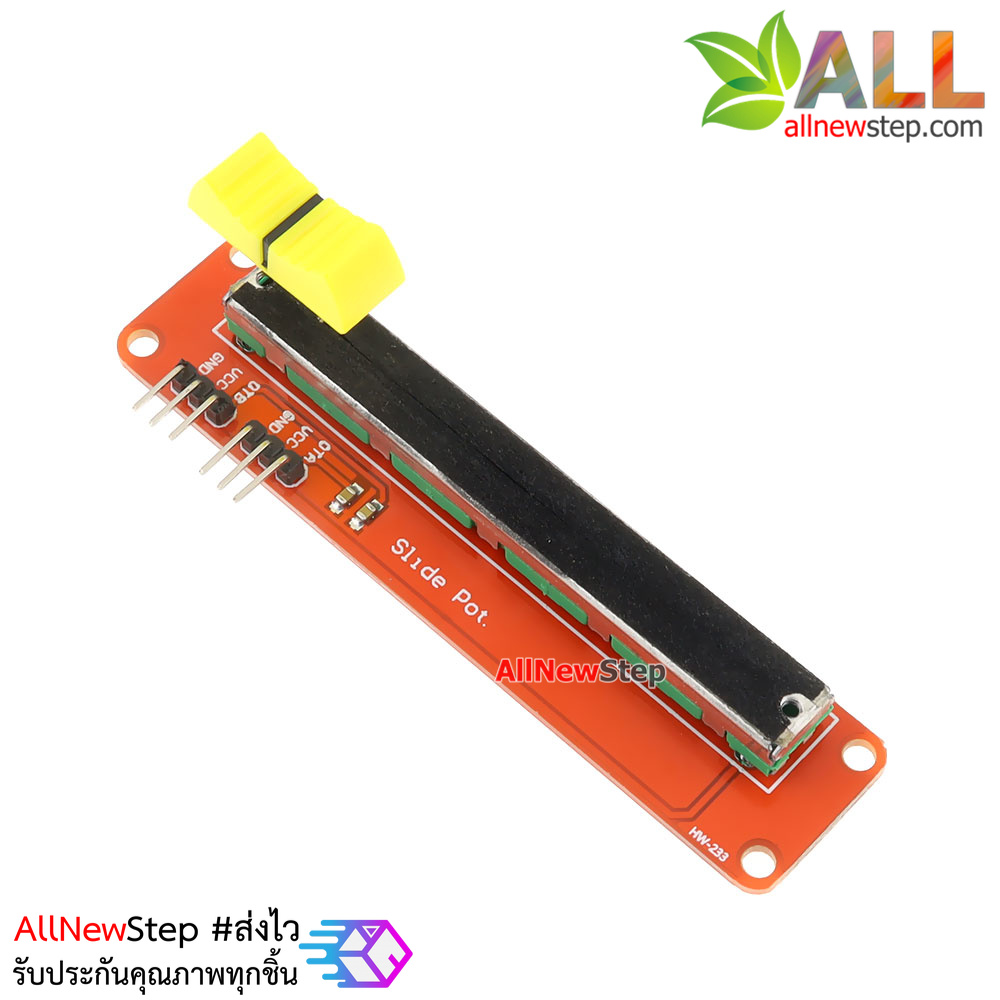 Slide Potentiometer Module Adjustment Potentiometer Module 10 kOhm ตัวต้านทานปรับค่าได้แบบสไลต์สำหรับทดลอง
