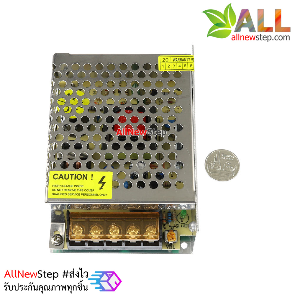 Adapter power supply 220V to 24V 2A แหล่งจ่ายไฟ 24V 2A เต็ม