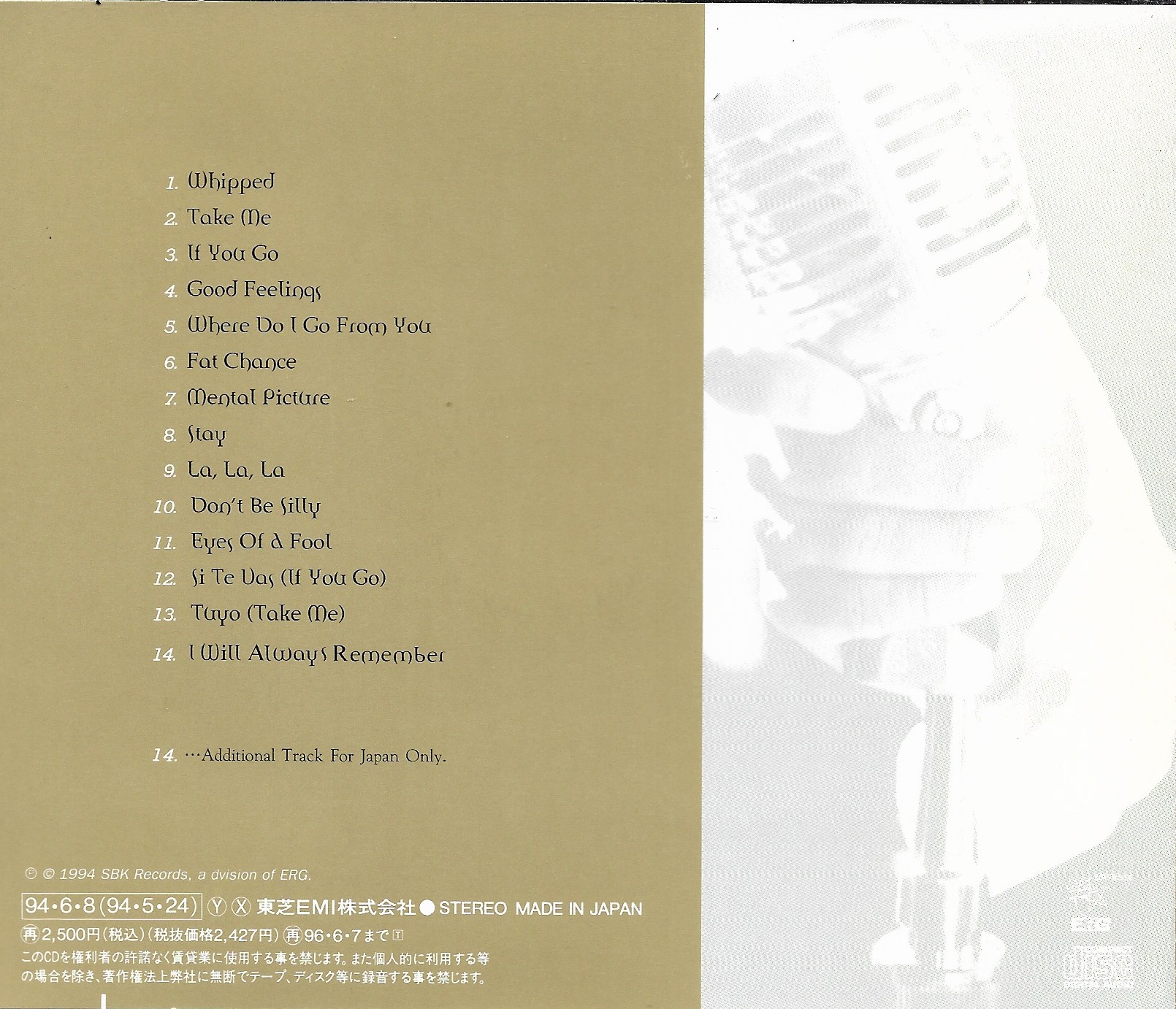 Used CD,Jon Secada - Heart Soul & a Voice (A)(1994)(Japan)