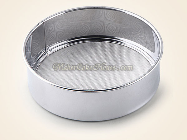 ตะแกรงร่อนแป้งสแตนเลสขนาดเล็ก