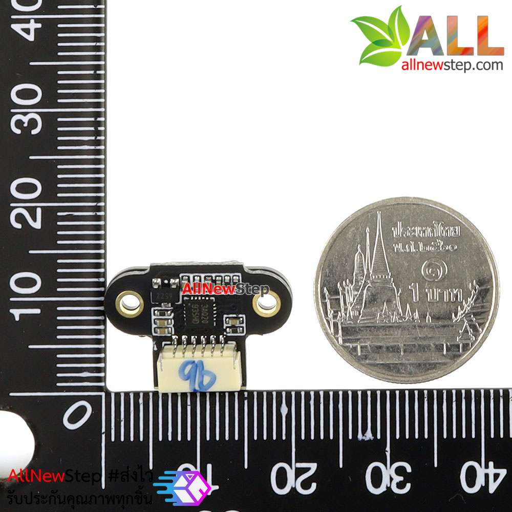 เซนเซอร์วัดระยะทางด้วยเลเซอร์ ToF laser ranging sensor module TOF10120 distance sensor 10-180cm