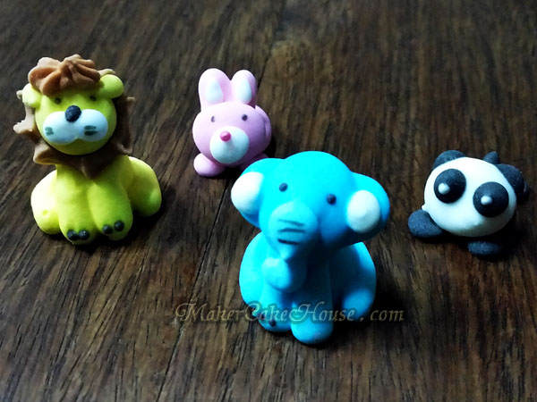 ตุ๊กตาไอซิ่งรูปสัตว์น่ารัก ๆ ( 20 ชิ้น )