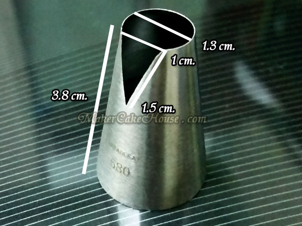 หัวบีบครีมเบอร์ 580