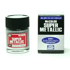 Mr.Color Super Metallic Paints - Super Fine Silver SM01