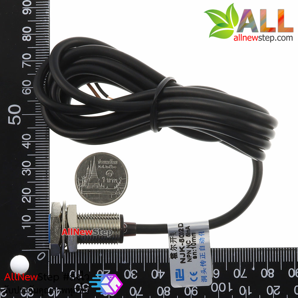 NJK-5002D NPN NC Hall proximity switch เซนเซอร์สวิตช์แม่เหล็ก