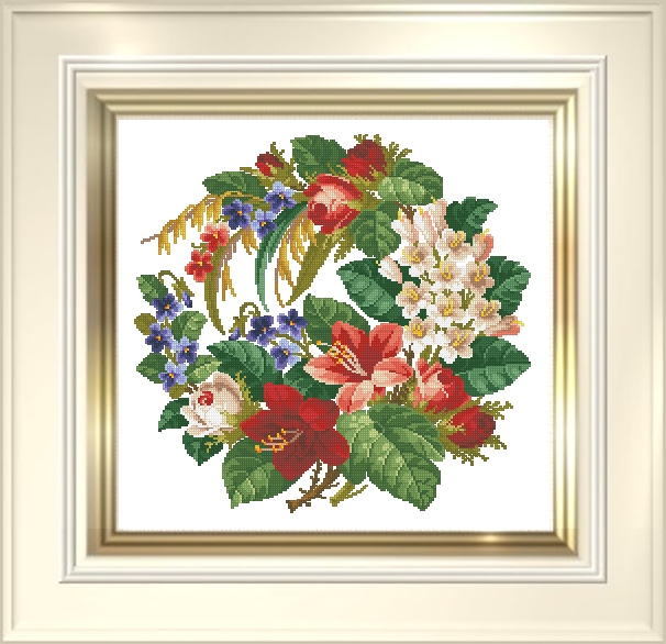 EMS ชุดปัก Floral Symphony