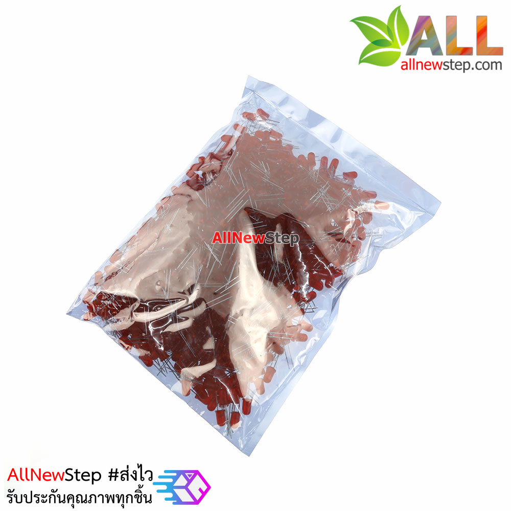 LED 5MM Red ไฟ LED สีแดงขนาด 5mm จำนวน 1000 ดวง led 1000