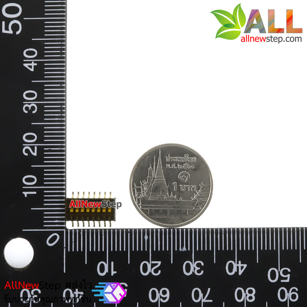 SMD toggle switch 1.27MM pitch 8P DIP switch coding switch