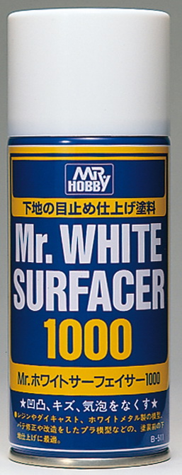 MR.WHITE SURFACER 1000 SPRAY 60ml (ขาว)
