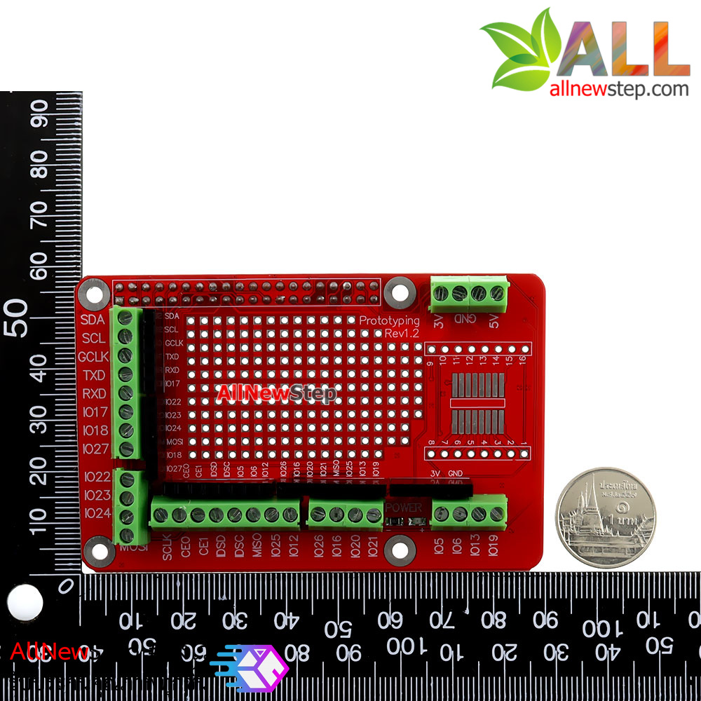 Raspberry Pi 3 Model B Prototype Extension Board
