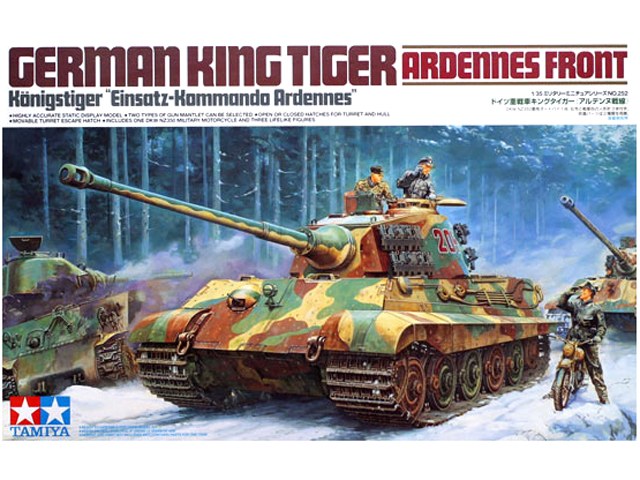 1/35 German King Tiger Ardennes Front