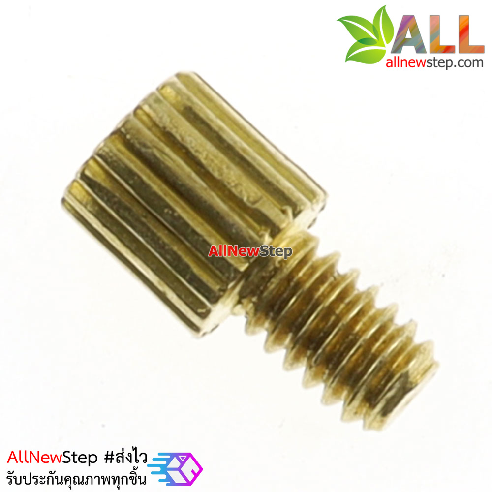น็อตทองเหลือง NUT M2 ขนาด 3+3mm