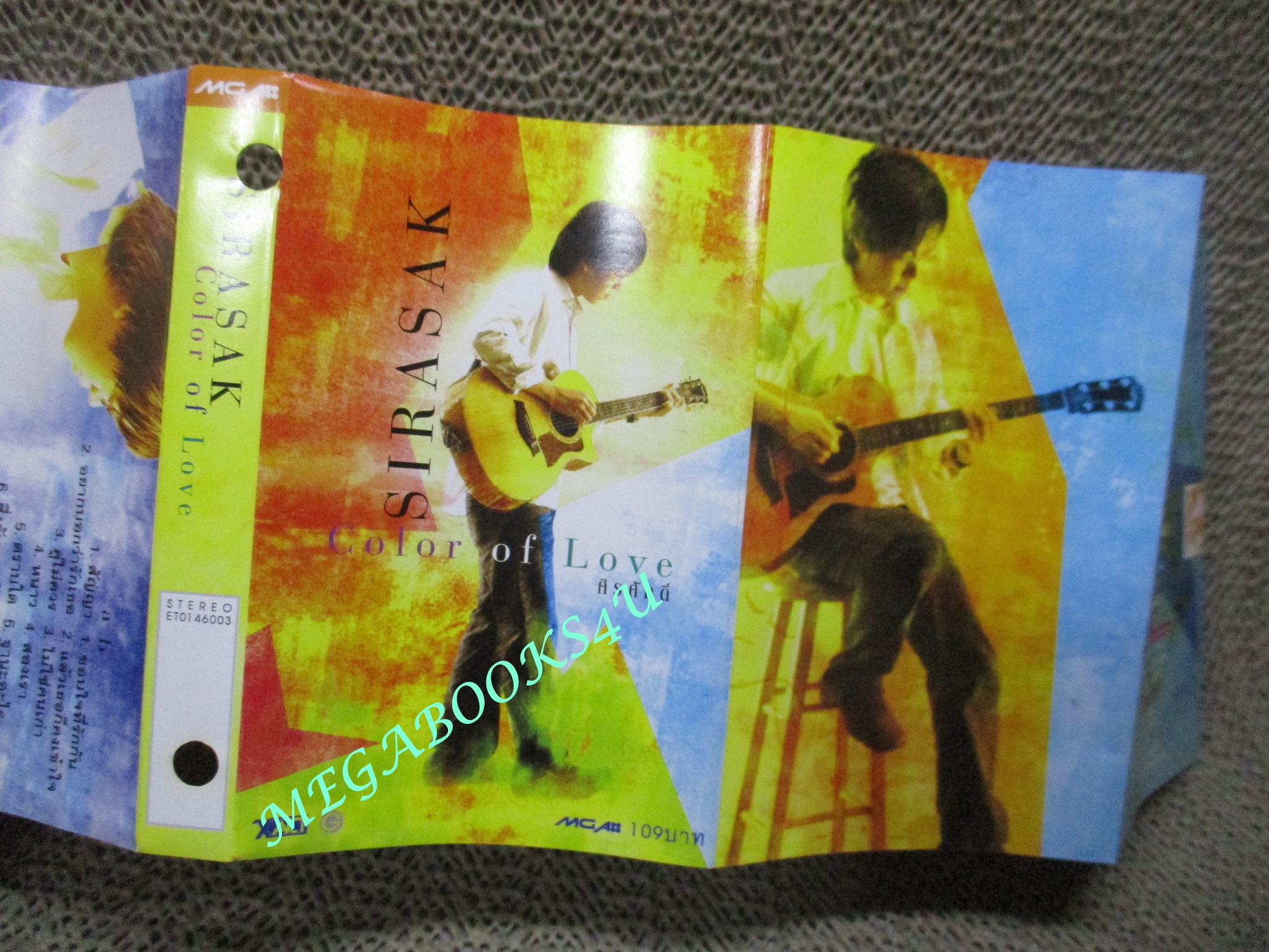 เทปเพลงไทยสากล ศิรศักดิ์ อิทธิผลพาณิชย์ อัลบั้ม COLOR OF LOVE