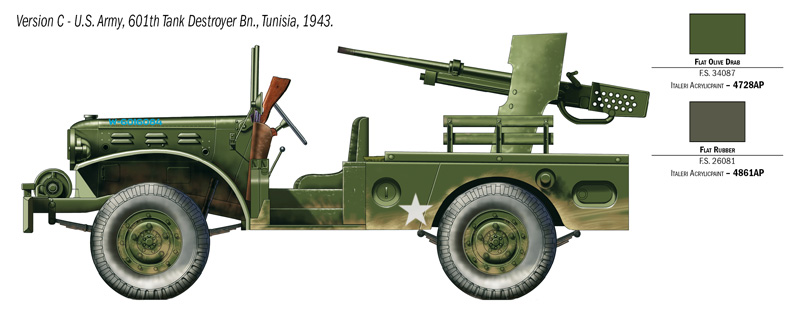 1/35 M6 GUN MOTOR CARRIAGE WC-55