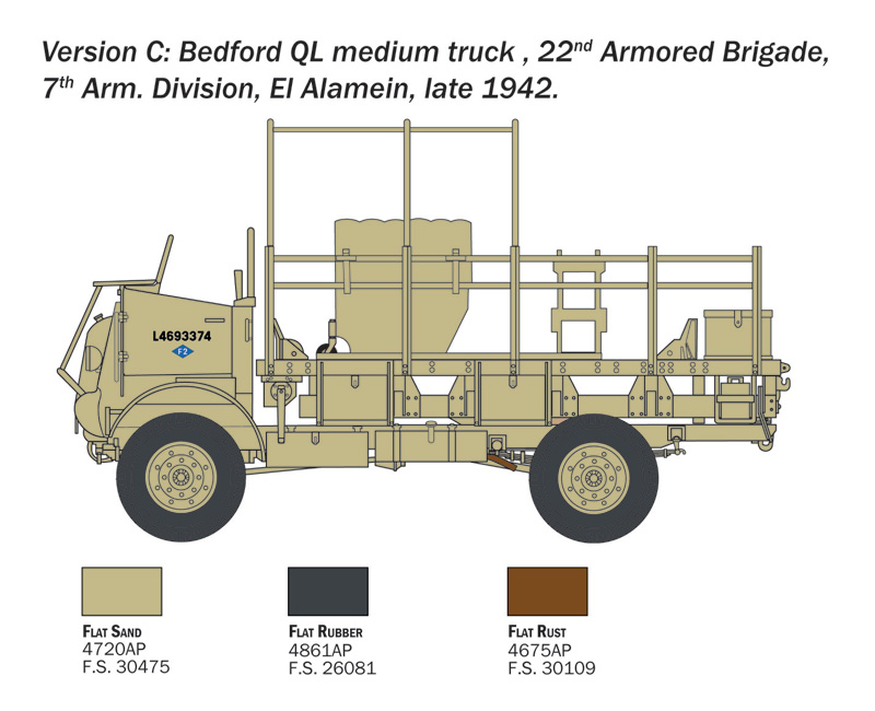1/35 Bedford QL Medium Truck