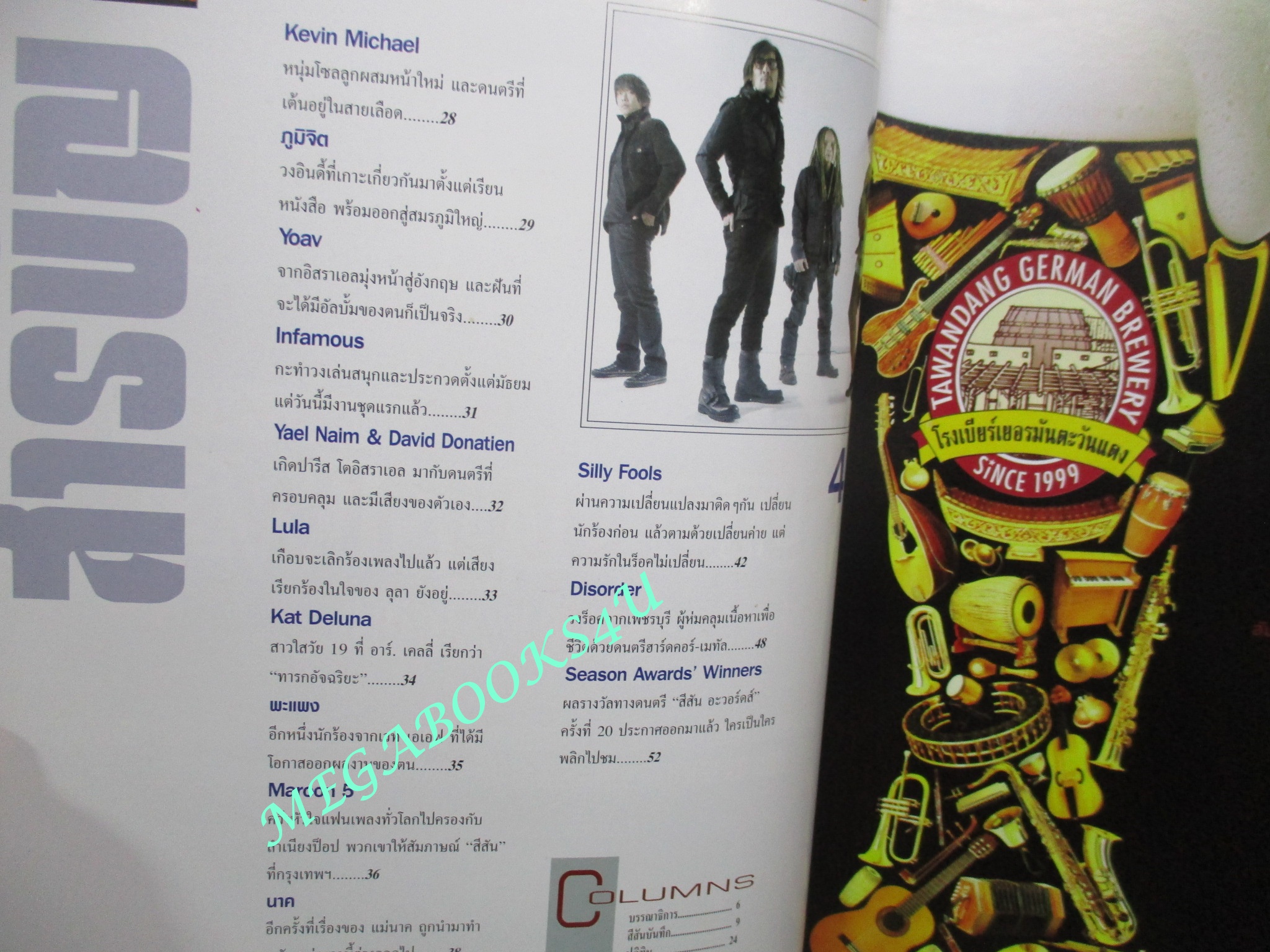 นิตยสารสีสัน ปีที่19 ฉบับที่ 08 ปี2551 THE WINNERS SEASON AWARDS 2007