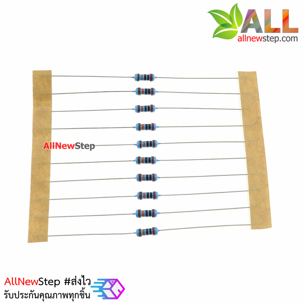 ตัวต้านทาน 200K 1/4W Metal film 1% จำนวน 10 ชิ้น