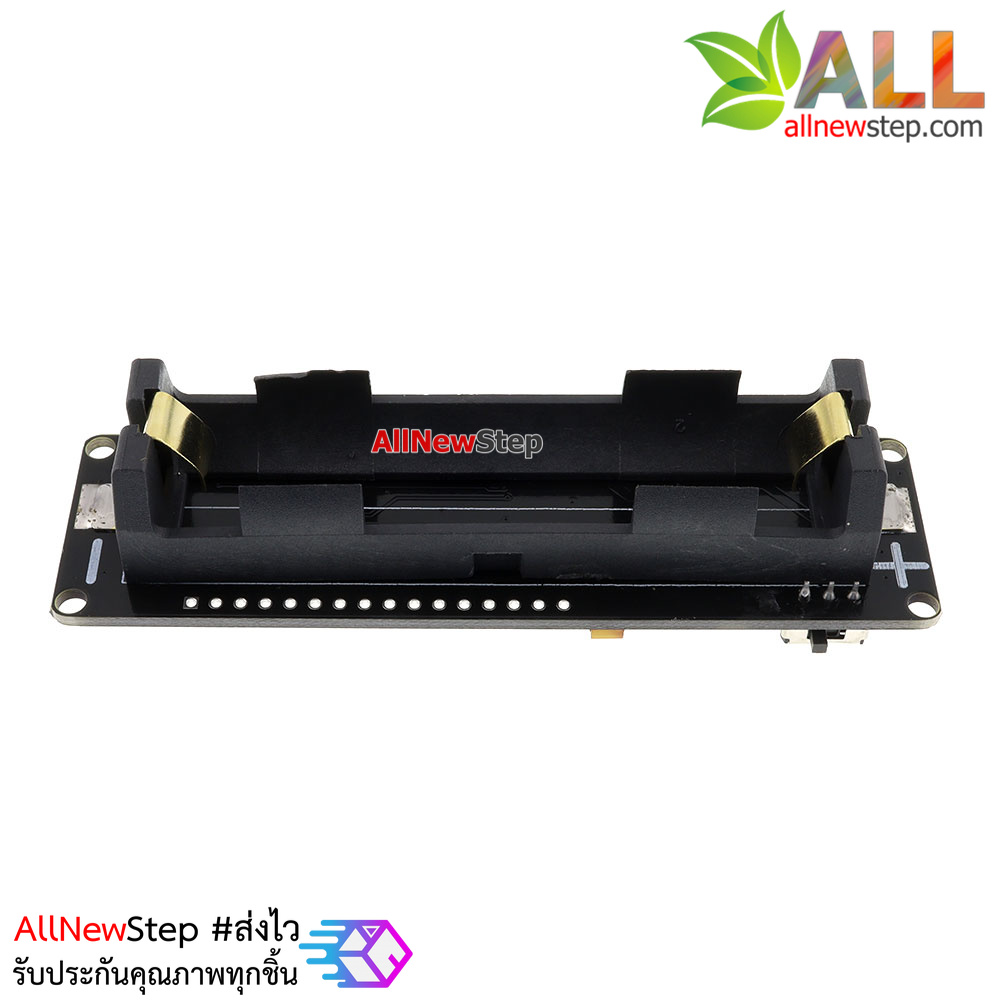 WeMos ESP-WROOM-02 + 18650 Battery Socket บอร์ด ESP8266 รุ่น ESP-WROOM-02 พร้อม socket แบตเตอร์รี่ 18650 และวงจรชาร์จในตัว