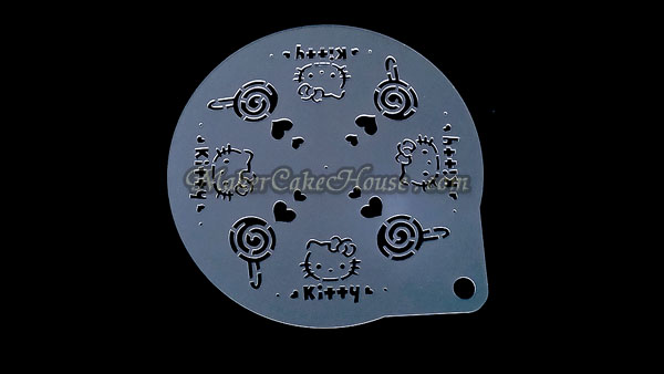 แผ่นอะคริลิคแต่งหน้าเค้กขนาด 2 ปอนด์